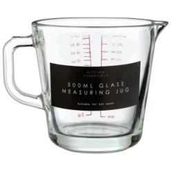 B&M Glass Measuring Jug 500ml
