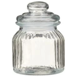 B&M Decorative Glass Storage Jar