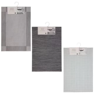 B&M Metallic Woven Placemats - Silver 4pk - Image 6