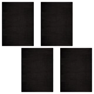 B&M Ribbed Tea Towels 4pk - Black - Image 2