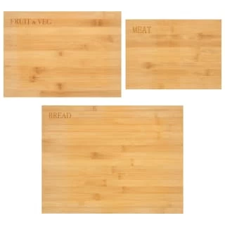 B&M Bamboo Chop Boards 3pc - Image 2
