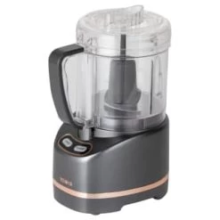 Tower Compact Food Processor 400ml - Grey & Rose Gold