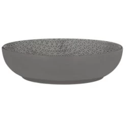 B&M Geo Embossed Pasta Bowl