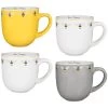B&M Bee Happy Printed Mugs - 4pk