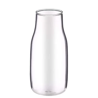 B&M Small Glass Carafe With Cork Lid - Image 2
