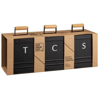 B&M Kitchen Storage Canisters 3pk