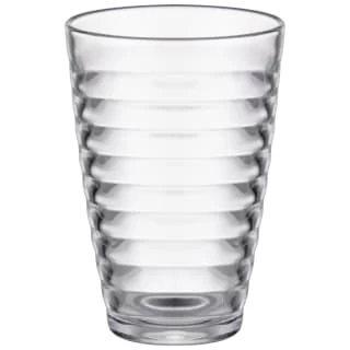 Set Of 4 Ribbed Glasses