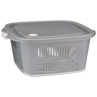 Fruit & Vegetable Basket With Removeable Drainage Basket - Image 2