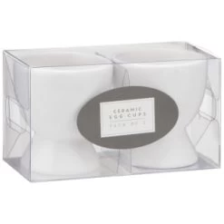 B&M Ceramic Egg Cups 2pk